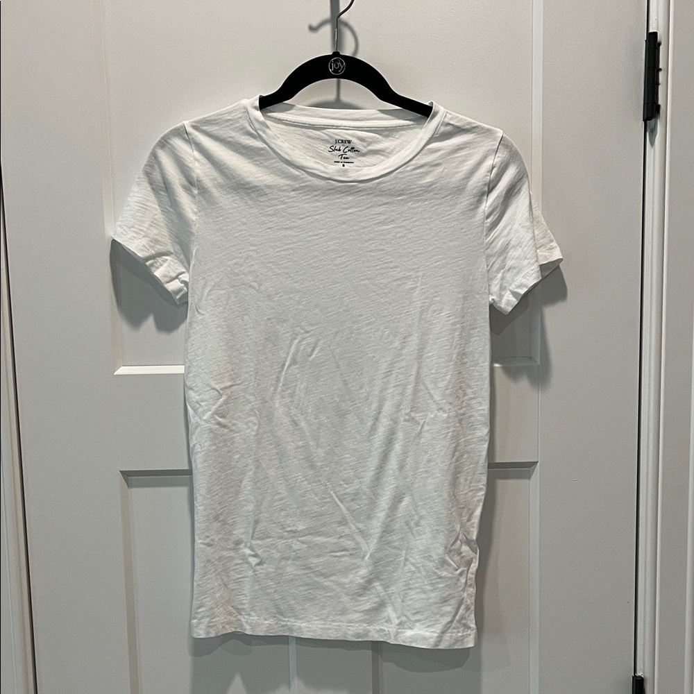 J. Crew Factory Classic White Short Sleeve Tee